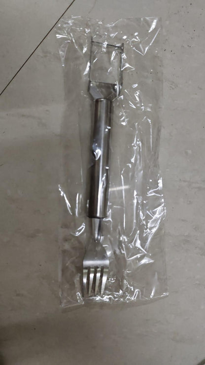 Watermelon Fork Cutter Slicer Tool 2-in-1 Stainless Steel Fruit Cutter (Pack of 2)