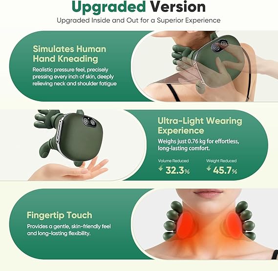 Massage Machine For Body Pain,Scalp Massage, Shoulder Massager, Heated Massager, Shoulder and Neck Massage, Pain Relief